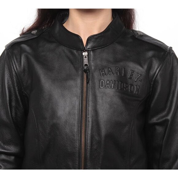 Harley-Davidson® Women's H-D Flex Layering Leather Jacket Outer Layer, Size XL - Picture 15 of 16